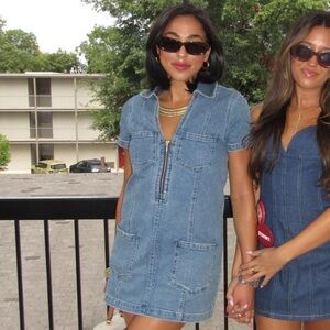 Show Me Your MuMu Denim Mini Dress